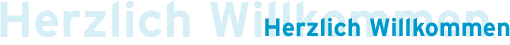 Herzlich Willkommen